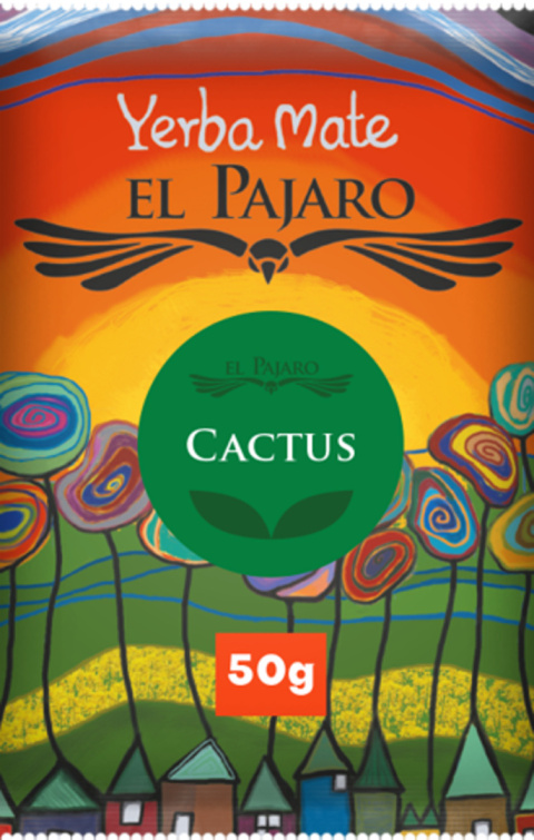 Yerba mate El Pajaro Cactus Kaktusowa 50g | E-LIQ