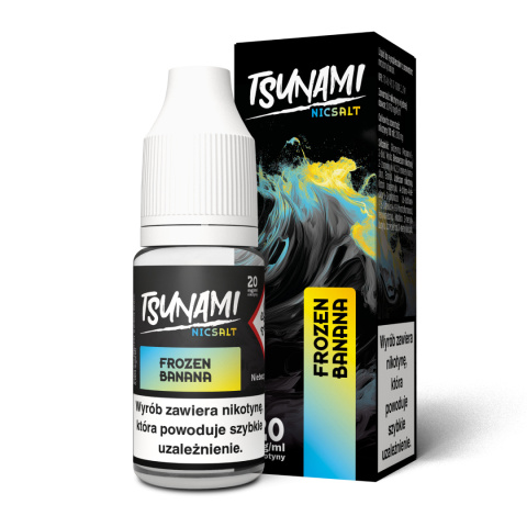 Liquid Tsunami NicSalt - 10ml Frozen Banana 20mg | E-LIQ