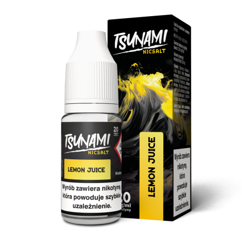 Liquid Tsunami NicSalt - 10ml Lemon Juice 20mg | E-LIQ