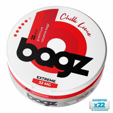 Woreczki Nikotynowe BAGZ Chilli Lime EXTREME 32 mg | E-LIQ