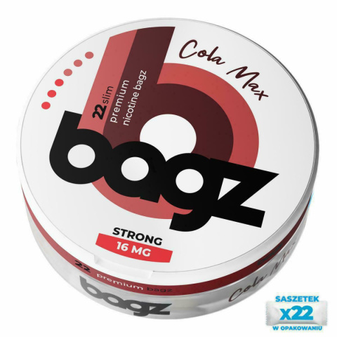 Woreczki Nikotynowe BAGZ Cola Max STRONG 16 mg | E-LIQ