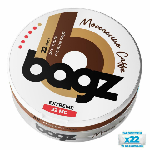 Woreczki Nikotynowe BAGZ Moccaccino Caffe EXTREME 32 mg | E-LIQ