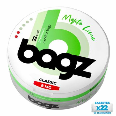 Woreczki nikotynowe BAGZ Mojito Classic 8 mg | E-LIQ