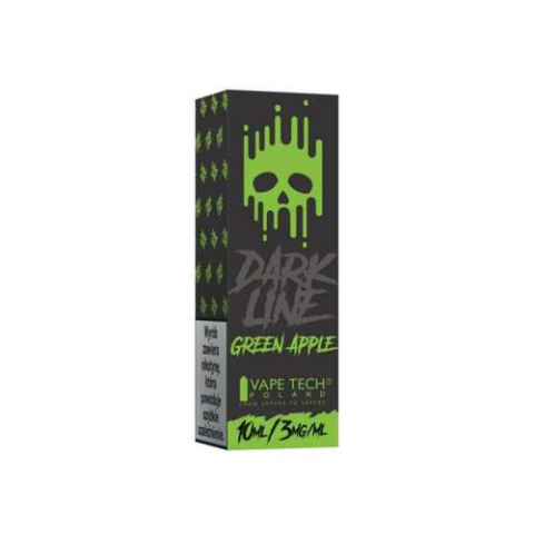 LIQUID DARK LINE 10ml - Green Apple 3mg | E-LIQ