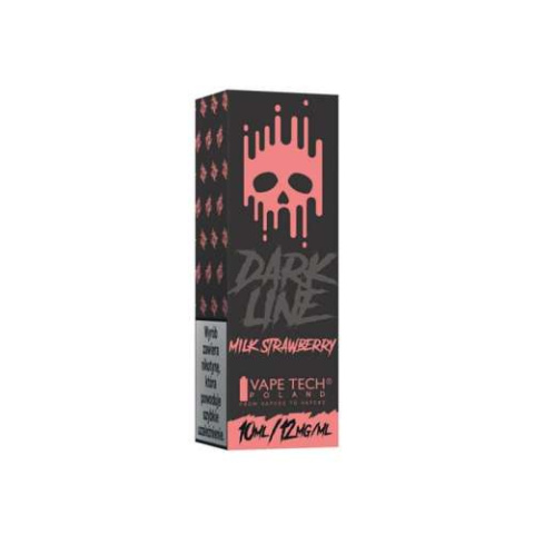 LIQUID DARK LINE 10ml - Milk Strawberry 12mg | E-LIQ