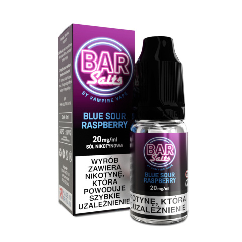 Liquid Bar Salt - Blue Sour Raspberry 20 mg 10 ml | E-LIQ