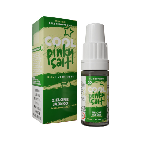Liquid Cool Pinky Salt 20mg 10ml - Zielone Jabłko | E-LIQ
