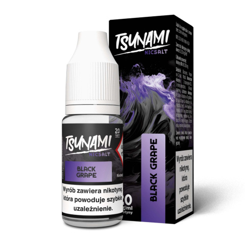 Liquid Tsunami NicSalt - 10ml Black Grape 20mg | E-LIQ