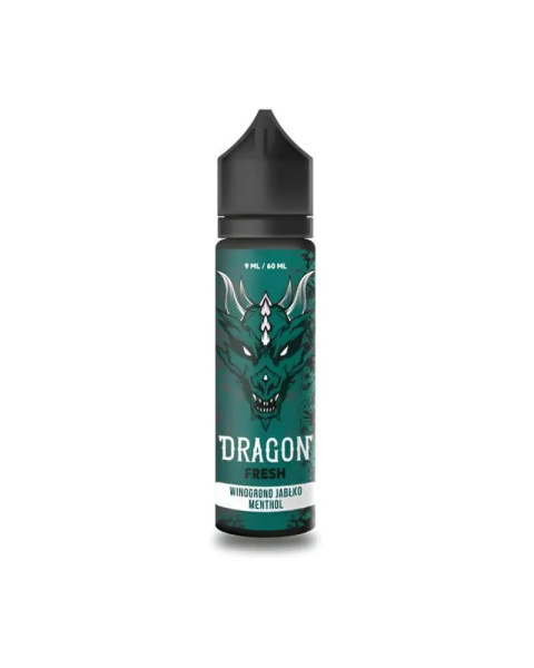 Longfill Dragon Fresh 9/60ml - Winogrono Jabłko Menthol | E-LIQ