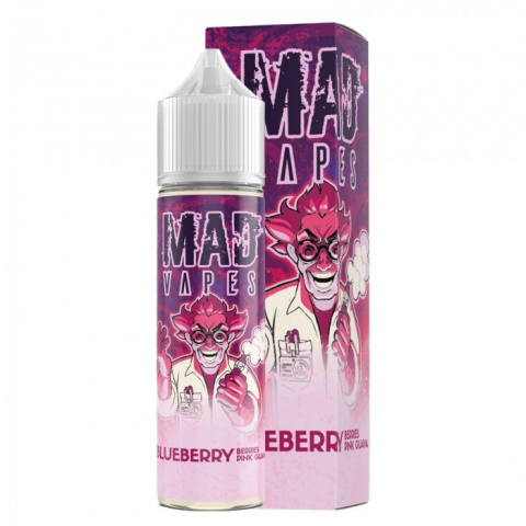 Longfill Mad Vapes 10/60ml - Blueberry Pink Guava | E-LIQ