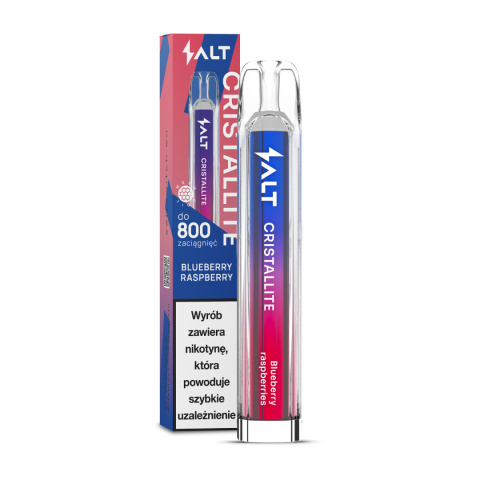 Crystallite 800 Puffs Blueberry Raspberries 20mg | E-LIQ