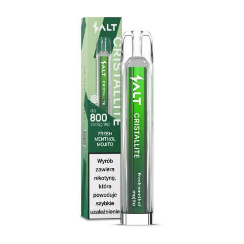 Crystallite 800 Puffs Fresh Menthol Mojito 20mg | E-LIQ