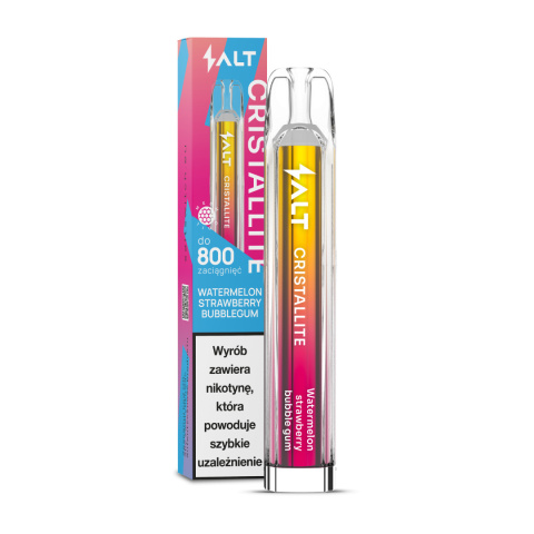 Crystallite 800 Puffs Watermelon Strawberry Bubblegum 20mg | E-LIQ