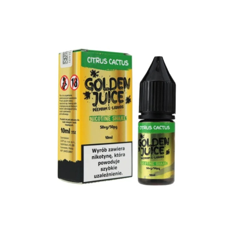 Liquid Golden Juice 10ml - Citrus Cactus 18mg | E-LIQ