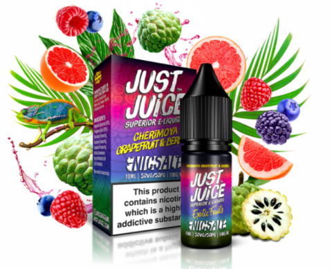 Liquid Just Juice Salt 10ml - Exotic Fruits Cheirimoya | E-LIQ