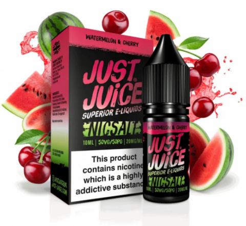 Liquid Just Juice Salt 10ml - Iconic Watermelon & Cherry | E-LIQ
