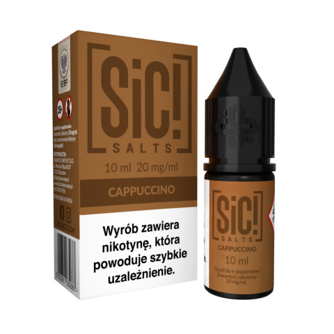 Liquid Sic Salts 10ml Cappuccino 20mg | E-LIQ