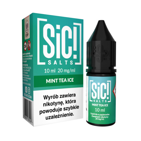 Liquid Sic Salts 10ml Mint Tea Ice 20mg | E-LIQ