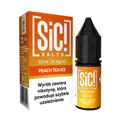 Liquid Sic Salts 10ml Peach Tea Ice 20mg | E-LIQ