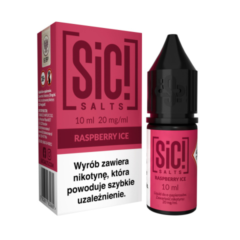 Liquid Sic Salts 10ml Rasberry Ice 20mg | E-LIQ