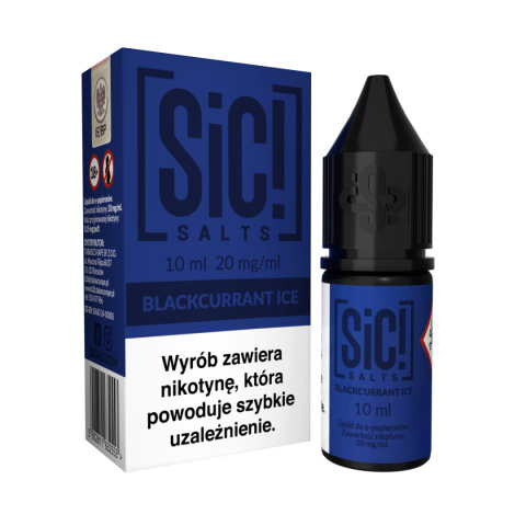 Liquid Sic Salts 10ml Blackcurrant Ice 20mg | E-LIQ