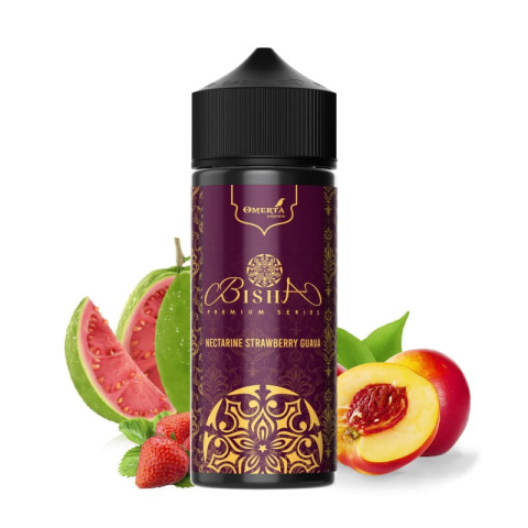 Longfill Omerta 20/120ml Bisha Fried NEctarine Strawberry Guava | E-LIQ