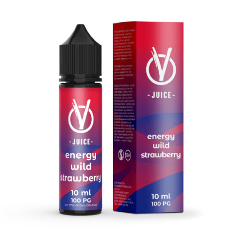 Longfill VBar VJuice 10/60ml - Energy Wild Strawberry | E-LIQ