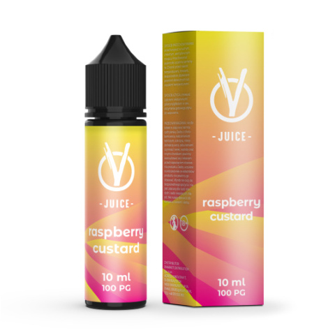 Longfill VBar VJuice 10/60ml - Raspberry Custard | E-LIQ