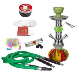 Shisha 2-wężowa Jamajka - Jamajca 28cm Zestaw | E-LIQ