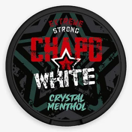 Woreczki Nikotynowe Chapo White - Crystal Menthol Strong 16,5mg | E-LIQ