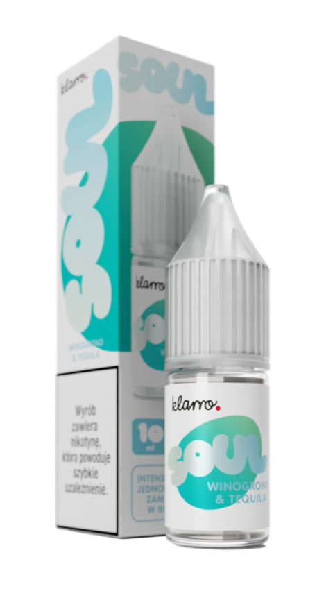 Liquid Klarro Soul 10ml 20mg Salt - Winogrono Tequila | E-LIQ