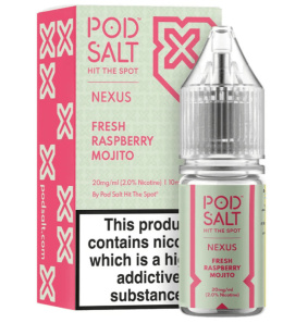 Liquid Pod Salt Nexus - Fresh Raspberry Mojito - 10ml - 20mg