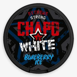 Woreczki Nikotynowe Chapo White - Blueberry Ice Strong 16,5mg