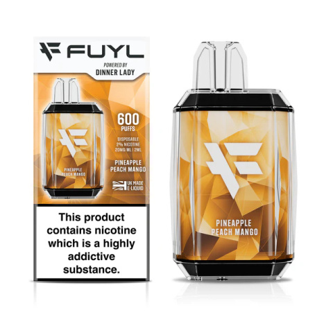 Dinner Lady FUYL - Pineapple Peach Mango - 600 puffs 20 mg | E-LIQ