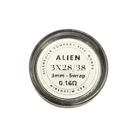 Grzałki SilenCoils Alien - 3x28/38 3mm 5w 0.16 ohm | E-LIQ