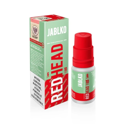 Liquid RedHead Jabłko 6mg 10ml | E-LIQ