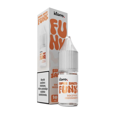 Liquid Klarro Funk Super Salts+ - Soczysta Brzoskwinia | E-LIQ