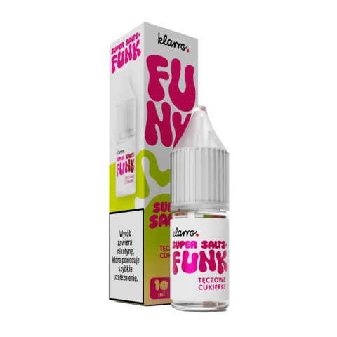 Liquid Klarro Funk Super Salts+ - Tęczowe Cukierki | E-LIQ