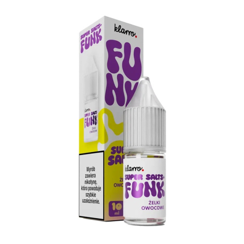 Liquid Klarro Funk Super Salts+ - Żelki Owocowe | E-LIQ