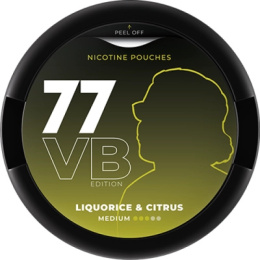 Woreczki Nikotynowe 77 VB Edition Liquorice & Citrus Medium