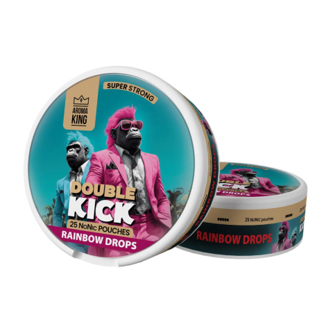 Woreczki Nikotynowe Aroma King Double Kick - Rainbow Drops 10mg NoNic | E-LIQ