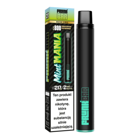 Jednorazowy e-papieros Frunk Bar Mesh 20mg - Mint Mania | E-LIQ