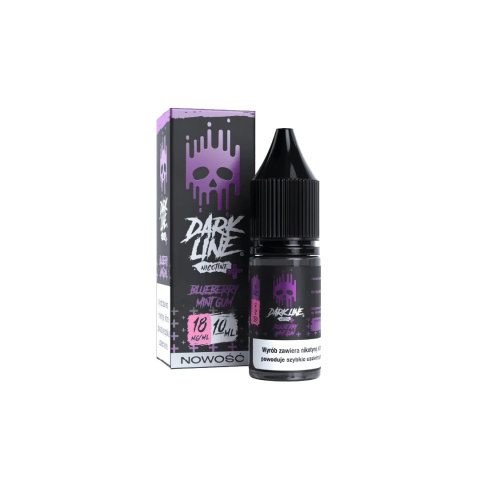 Liquid Dark Line Nicotine+ 10ml - Blue Mint Gum 18mg | E-LIQ