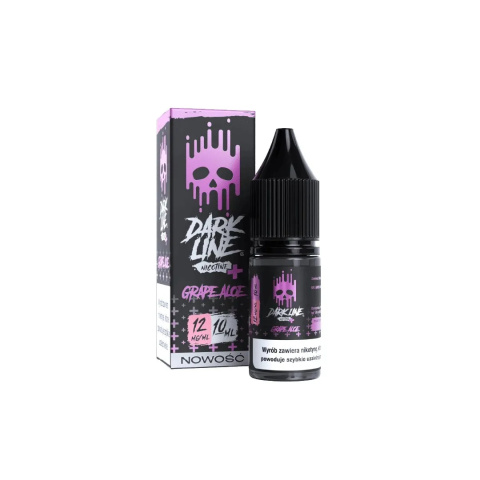 Liquid Dark Line Nicotine+ 10ml - Grape Aloe 12mg | E-LIQ