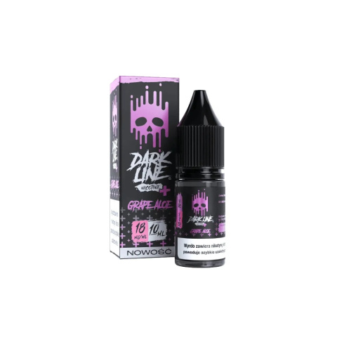 Liquid Dark Line Nicotine+ 10ml - Grape Aloe 18mg | E-LIQ