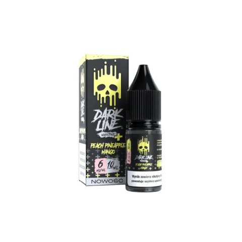 Liquid Dark Line Nicotine+ 10ml - Peach Pineapple Mango 6mg | E-LIQ