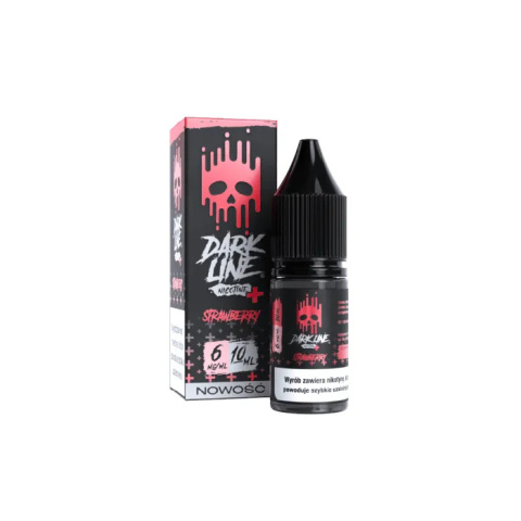 Liquid Dark Line Nicotine+ 10ml - Strawberry 6mg | E-LIQ