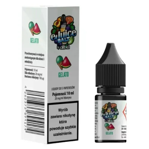 Liquid EJUICE Salt 20mg 10ml - Gelato | E-LIQ