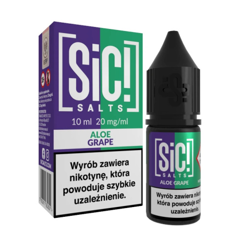 Liquid Sic Salts 10ml Aloe Grape 20mg | E-LIQ