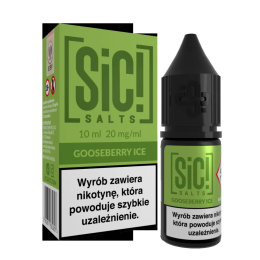 Liquid Sic Salts 10ml - Gooseberry Ice 20mg